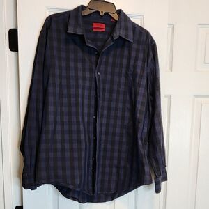 Alfani long sleeve button down dress shirt size XL 17.5 neck 34/35 arm